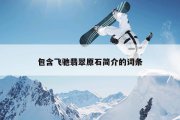 包含飞驰翡翠原石简介的词条