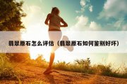翡翠原石怎么评估（翡翠原石如何鉴别好坏）