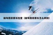 缅甸翡翠原石检查（缅甸翡翠原石怎么辨别）