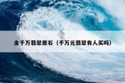 金千万翡翠原石（千万元翡翠有人买吗）