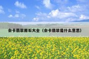 会卡翡翠原石大全（会卡翡翠是什么意思）