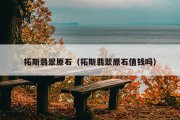 拓斯翡翠原石（拓斯翡翠原石值钱吗）