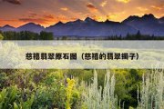 慈禧翡翠原石图（慈禧的翡翠镯子）