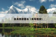 肖肖翡翠原石（肖军翡翠）
