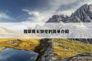 翡翠原石御见的简单介绍