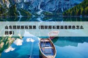 山东翡翠原石发黑（翡翠原石里面是黑色怎么回事）