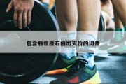 包含翡翠原石拍出天价的词条
