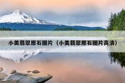 小美翡翠原石图片（小美翡翠原石图片高清）