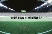 松潘翡翠的原石（松潘是什么）