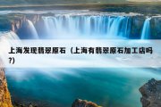 上海发现翡翠原石（上海有翡翠原石加工店吗?）