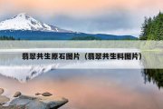 翡翠共生原石图片（翡翠共生料图片）