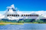 武天翡翠原石（武天翡翠原石价格）