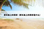 原石面上的翡翠（原石面上的翡翠是什么）
