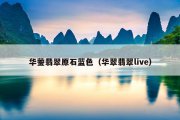 华蓥翡翠原石蓝色（华翠翡翠live）