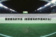 翡翠原石的节目（翡翠原石的节目叫什么）