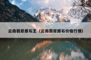 云南翡翠原石王（云南翡翠原石价格行情）