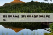 翡翠原石为白色（翡翠原石白色藓带子能不能玩）