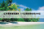 亿万翡翠原石图片（一亿翡翠原石切200亿）