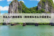 怎么入门翡翠原石（翡翠原石怎么介绍更走心）